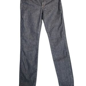 LOFT Blue Skinny Ankle High Waist Jeans
